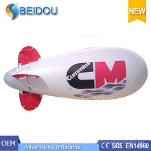 Globo inflable del helio del aire del PVC LED que dirige el dirigible del dirigible de RC